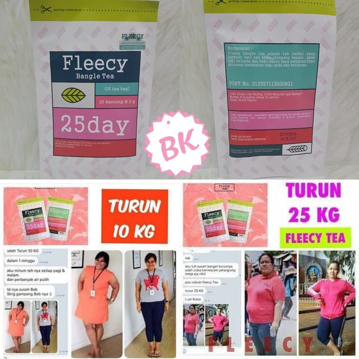 

FLEECY Bangle Tea Slimming Tea Teh Pelangsing