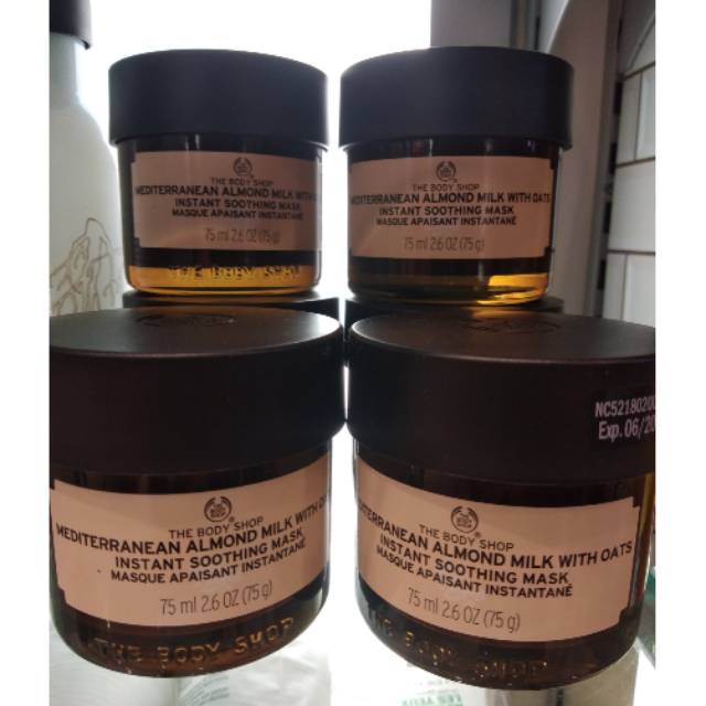 Warehouse Sale The Body Shop Mediterranean Almond Milk With Oats Face Mask