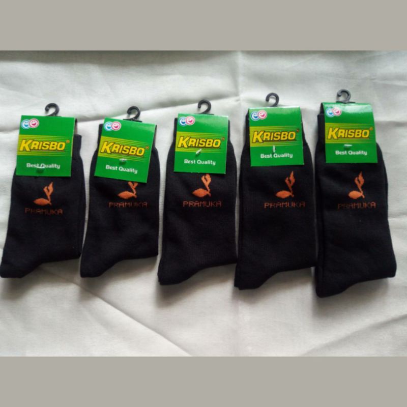 (min 6 pcs @7000) Kaos kaki pramuka merk krisbo sebetis