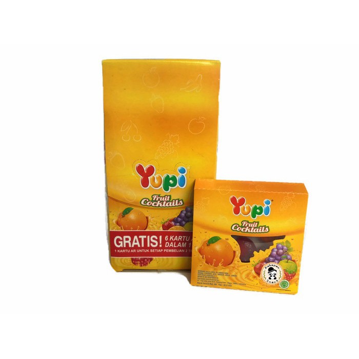 YUPI FRUIT COCKTAILS BOX ISI 12