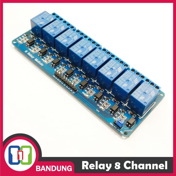 RELAY 5V 8 CHANNEL OUTPUT 250VAC 30VDC 10A WITH OPTOCUPLER MODUL