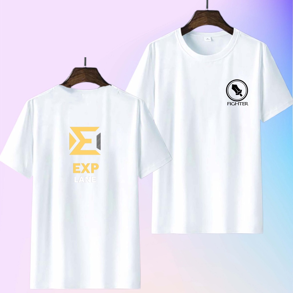 kaos distro/kaos pria/kaos unsiex/kaos EXP LANE role FIGHTER