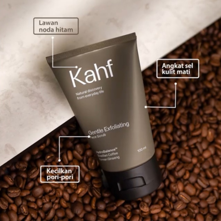 KAHF Man Facial Wash 100 ml / Sabun Cuci Muka Pria - Laki Laki