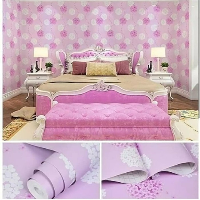 wallpaper sticker dekorasi kamar tidur 555-1