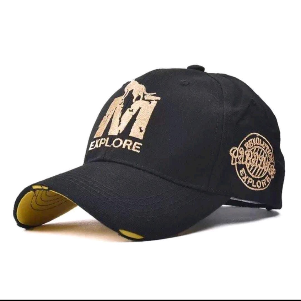 Topi Baseball Karakter Bordir M Unisex/ Fashion pria/ Topi kekinian/ topi bergaya Penawaran sepesial