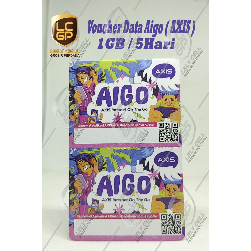 Voucher Axis Aigo 1Gb / 5 Hari ( Khusus Area BOY )