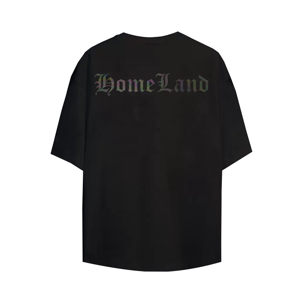 HTTP - Gela - T-Shirt Oversize Putih Strip Hitam Lengan Pendek Pria Wanita