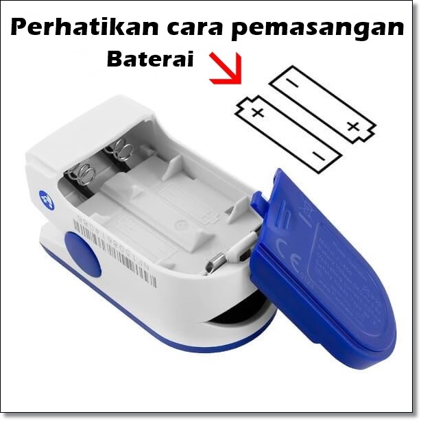 Oximeter Fingertip Pulse Pengukur Detak Jantung Kadar Oksigen SpO2 Oxymeter