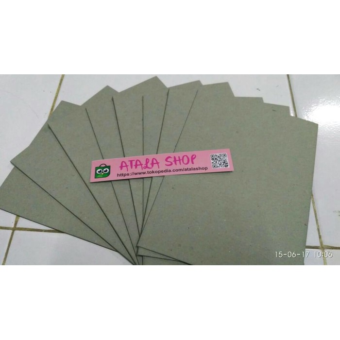 

Karton Hard Board Abu abu No 40 Size 15x21cm