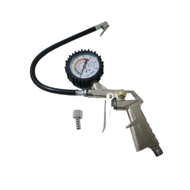 BENZ Tire Pressure Gauge 3 in 1 -Isian Angin Ban Plus Meteran- Tire Inflator