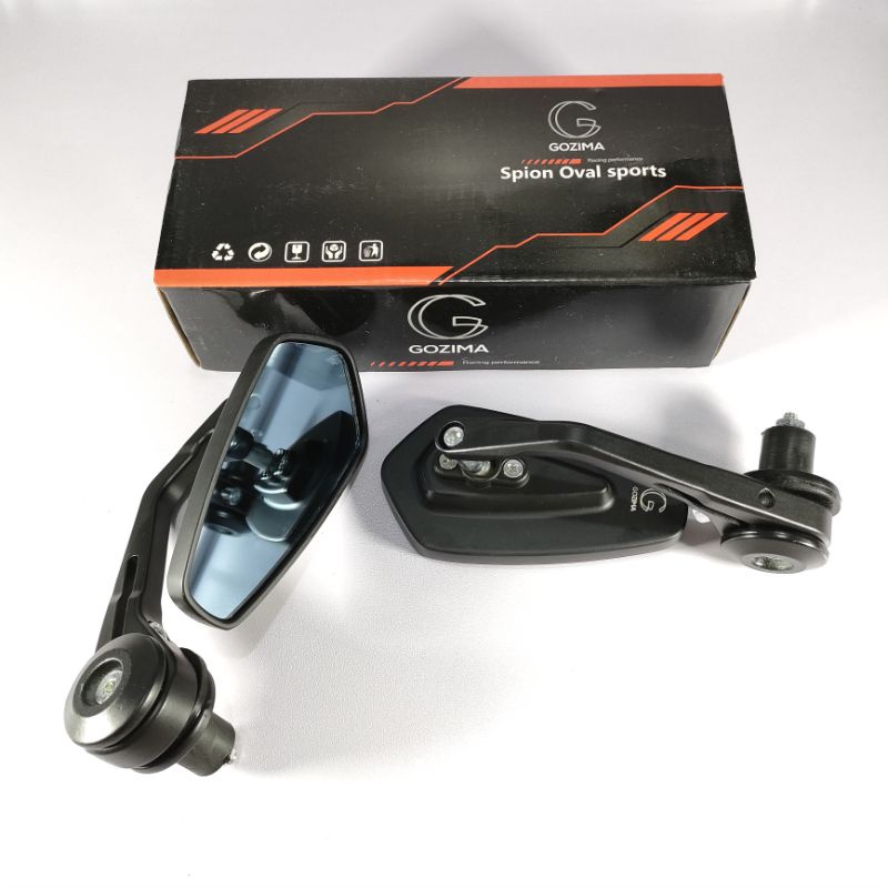 Spion jalu bar end Gozima HSJ46 Spion oval Aerox Mmax Vario 110/125 Vario 150 Universal motor lainnya