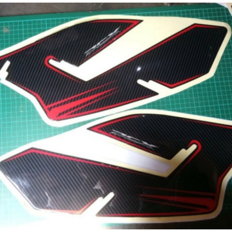 STOKER STICKER SIDEPAD PREMIUM HONDA ALL NEW PCX 2018 PCX LOKAL