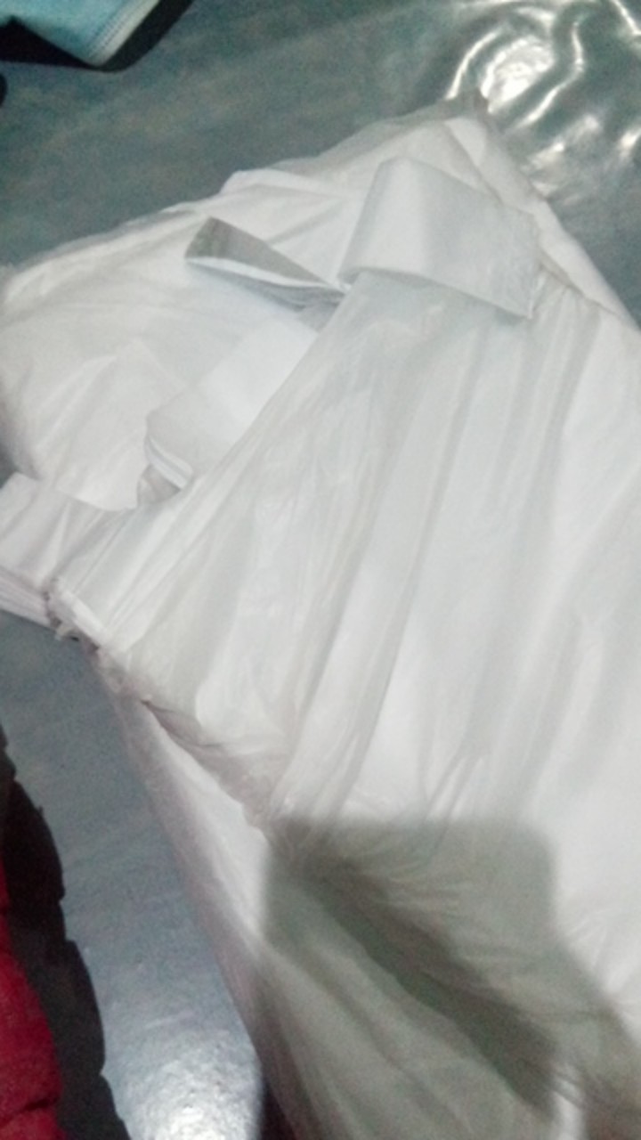 Kantong Plastik Putih Polos / Kresek Belanja / Supermarket [1 Kg]