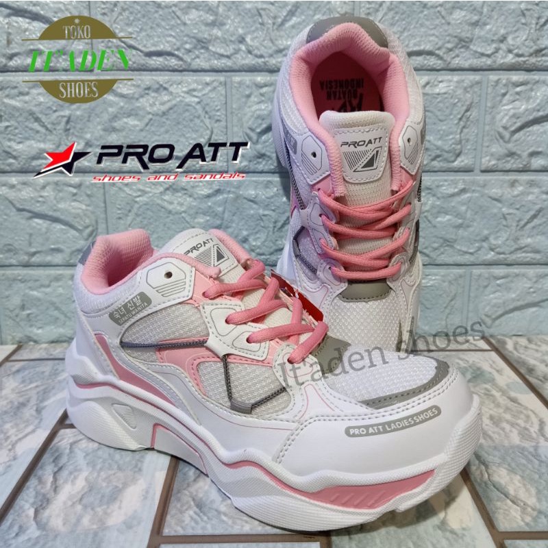 sepatu original Pro ATT LJX 22 putih merah muda