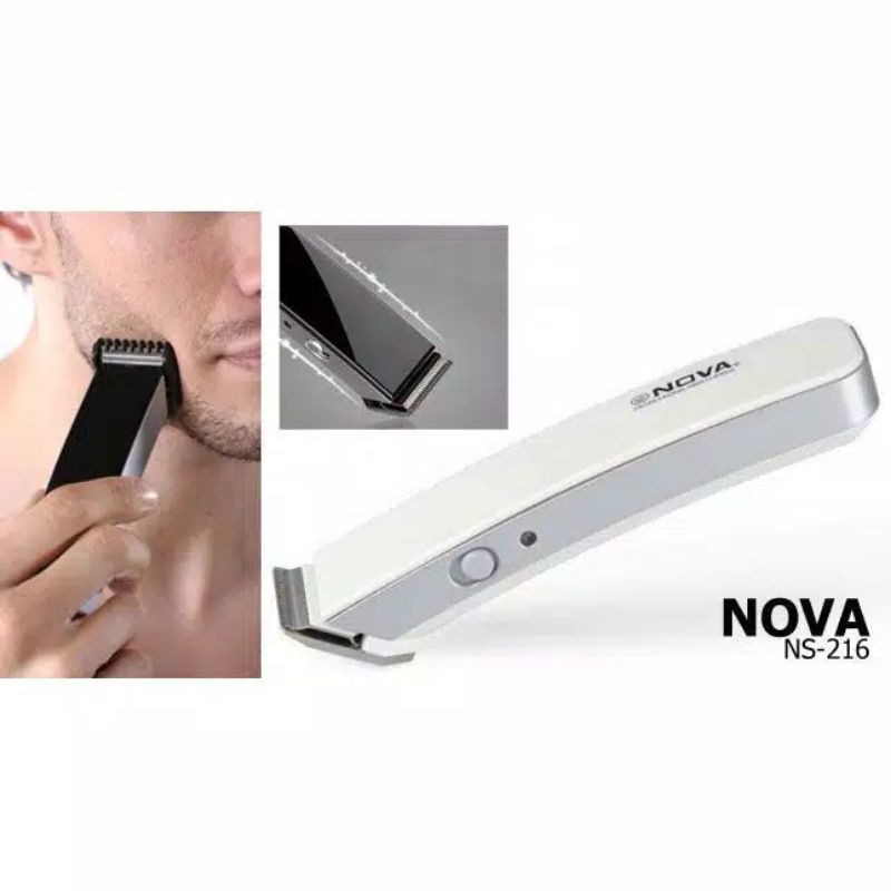 Cukur Nova NS216 Alat Cukur Jenggot / Hair Clipper Rambut Hair Trimmer NOVA NS-216 sy24 S1