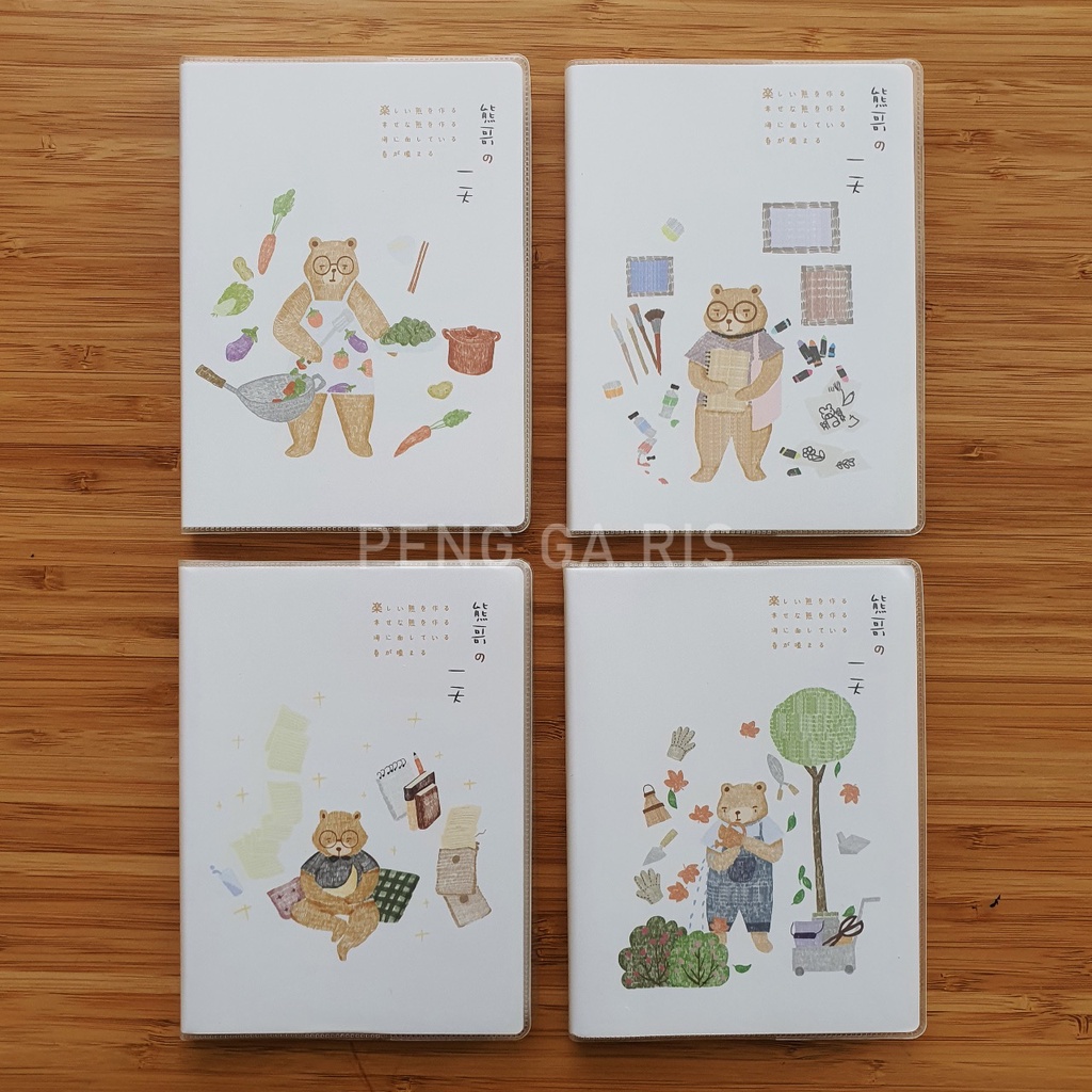 

Cute Memo Korean Bear (sampul plastik)