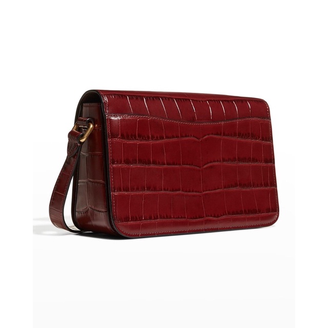 Coach Studio Croc-Embossed Shoulder Bag (C6640)