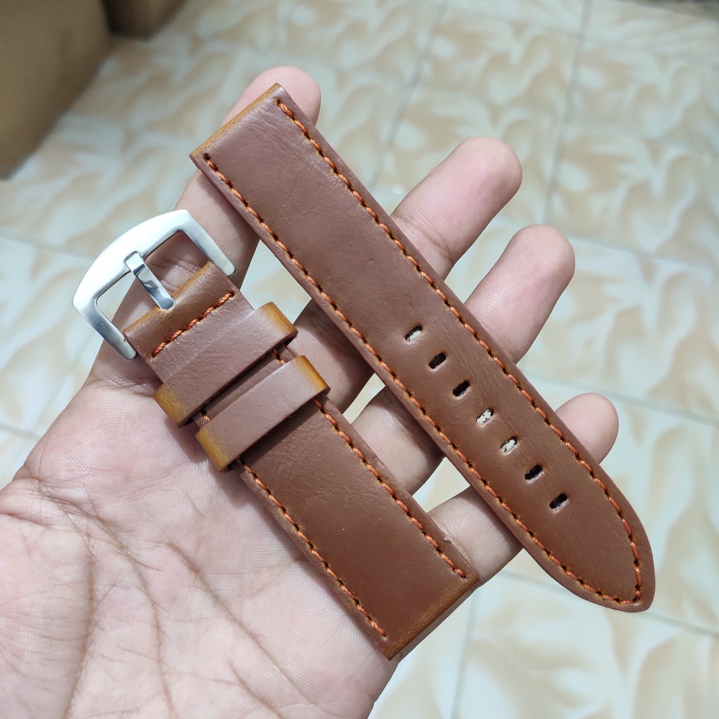 STRAP TALI JAM TANGAN BROWN COKLAT MURAH.