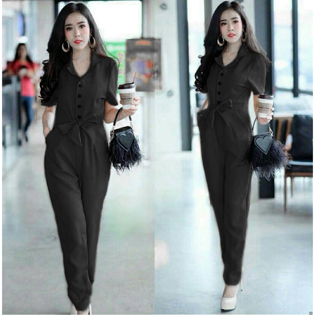 *[GLFK] Jumpsuit Wanita Terbaru / Js Buttonia / Pakaian Wanita Terbaru 2023 / Overall Jumpsuit Wanita Dewasa