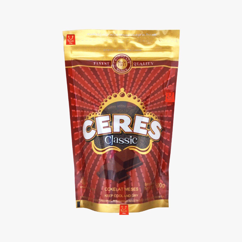 

Ceres Classic Meses Coklat Tabur Kemasan Ziplock Kemasan Pouch - 500gr