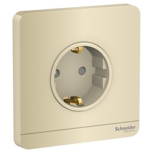 Stop Kontak Gold WG Schuko Socket Avatar On Schneider