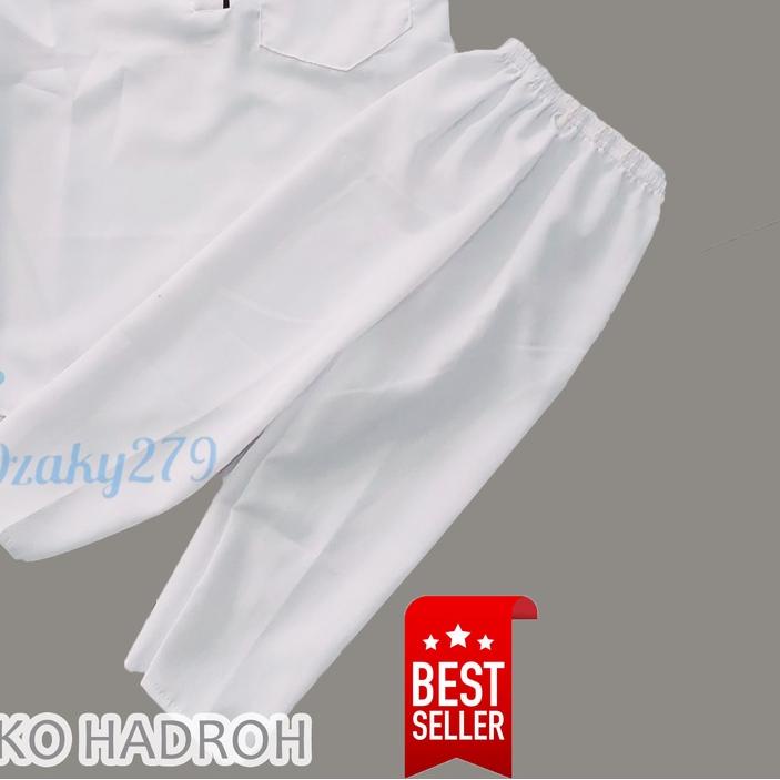 ➵ Baju koko anak laki laki model kurta putih / Baju muslim anak laki laki kurta putih / KOKO HADROH 