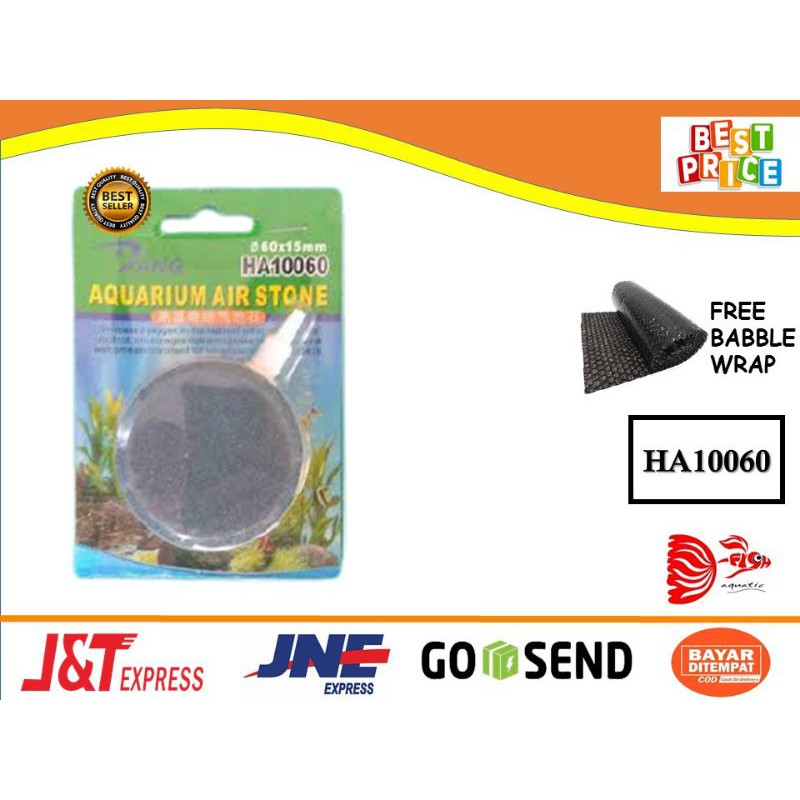 Batu Gelembung Udara Air Stone HA10060 Batu Aerator Aerasi 6 cm Murah