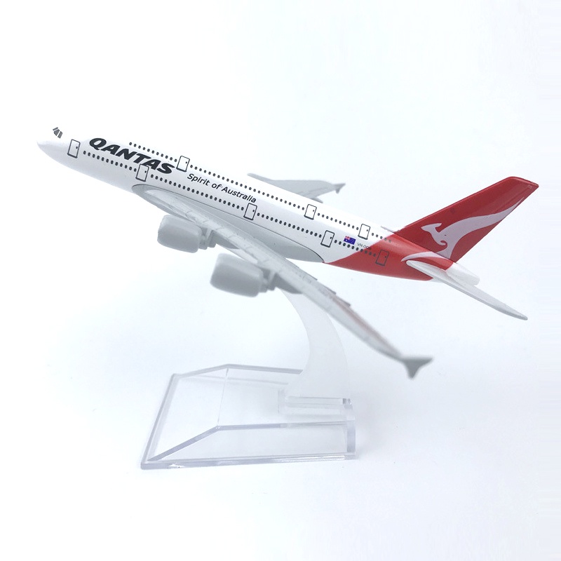 Pesawat Airbus 380 A380 Bahan Alloy Die Cast Untuk Koleksi