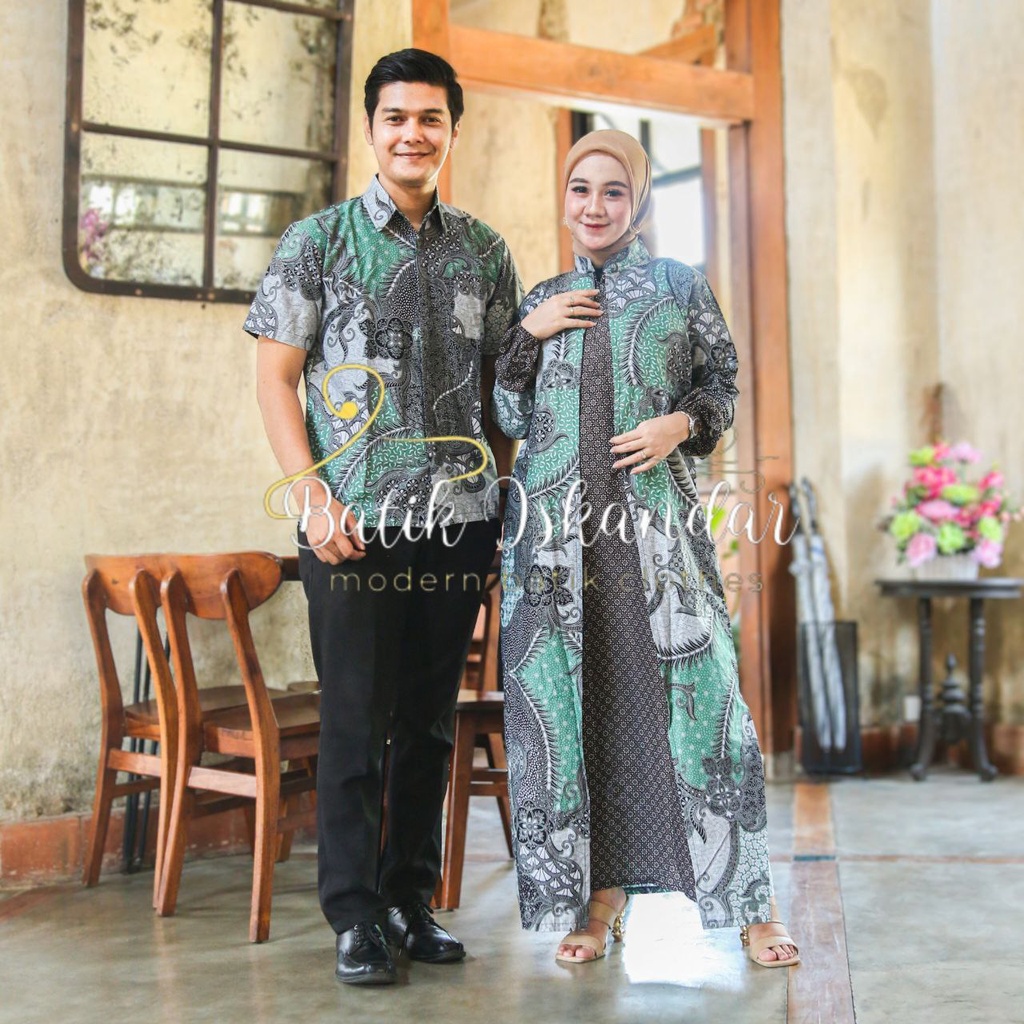 COUPEL GAMIS FAMILI Batik keluarga ,SARIMBIT IBU AYAH DAN ANAK