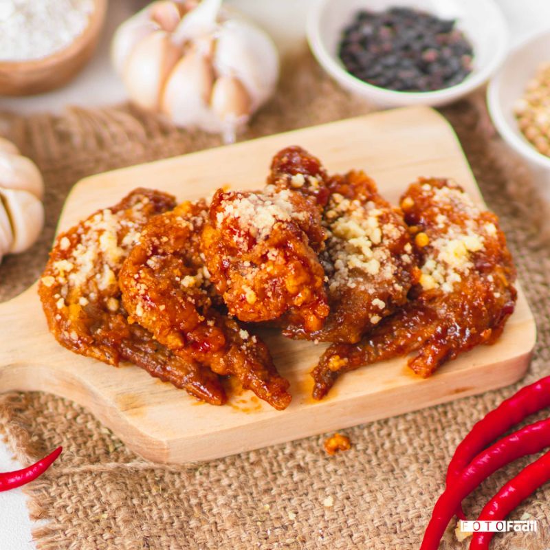 

MamaIbu Grilled Parmesan Chicken Wings/Sayap Ayam Panggang Parmesan/netto 500 gram/14-16 pcs