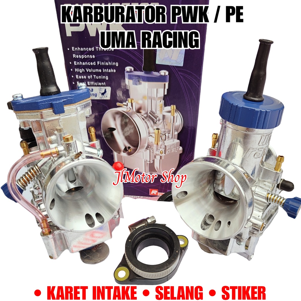 KARBURATOR KARBU PE 28 PWK 28 30 32 UMA RACING ORIGINAL - CARBURETOR KARBU UMA RACING PE28 PWK 28 30 32 MM PWK28 PWK30 PWK32 ORIGINAL