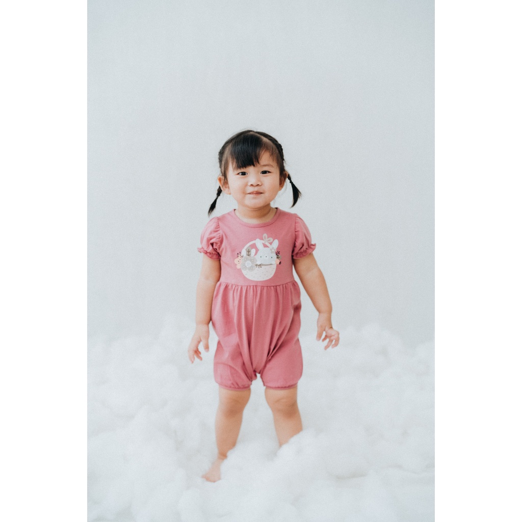 Baju Romper Bayi Jumper Anak Royale Bebe - Sleepsuit Bayi Quinn Romper 6-18 Bulan