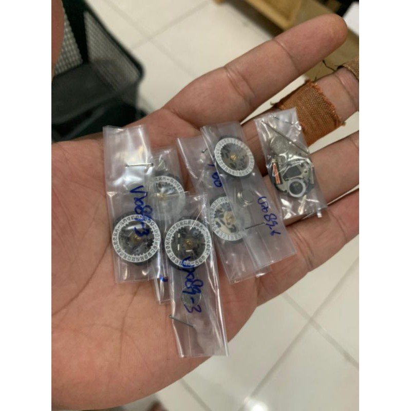 Mesin Jam tangan Original Vx89 vx 89 tanggal samping atau bawah