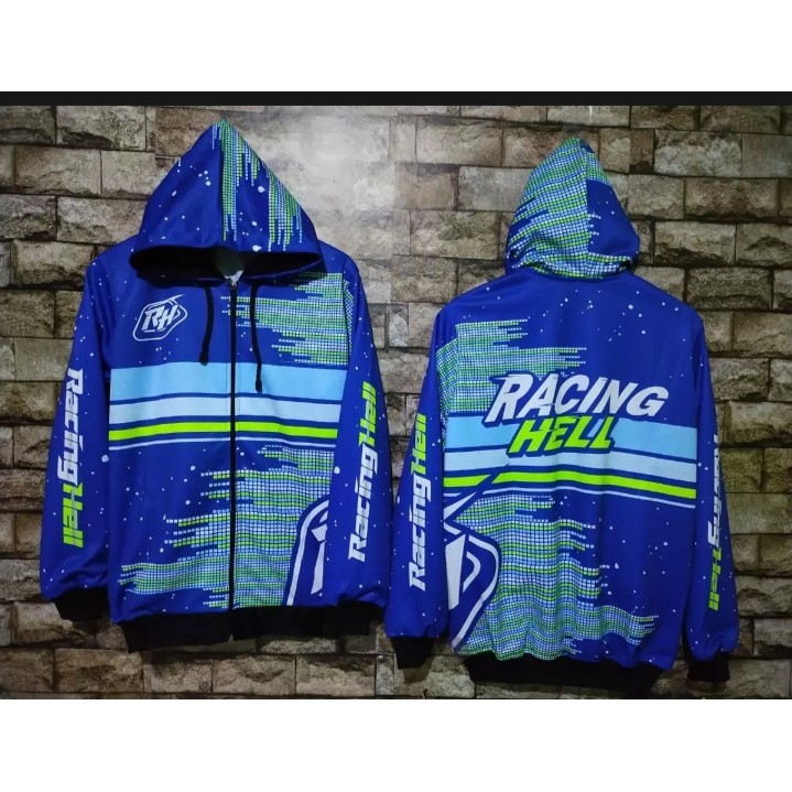 JAKET RACING HELL FULL PRINTING SUBLIMASI