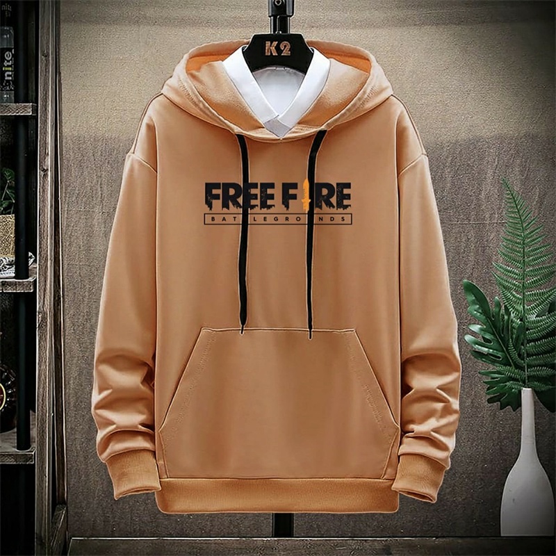 Lilipop.id Sweater Pria Free Fire PUBG Hoodie Jumper