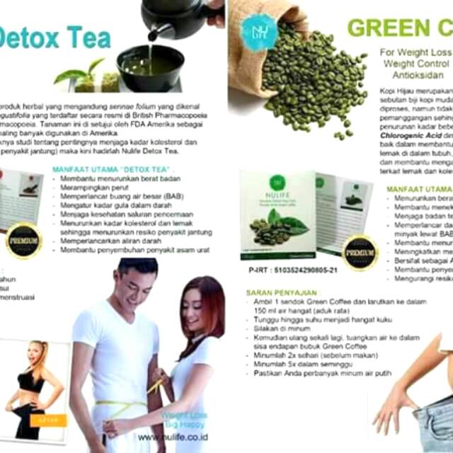 

Green coffe dan detox tea
