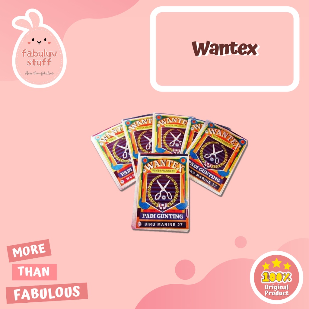 

ATK ~ Wantex Pewarna Pakaian / Wenter Cap Padi Gunting