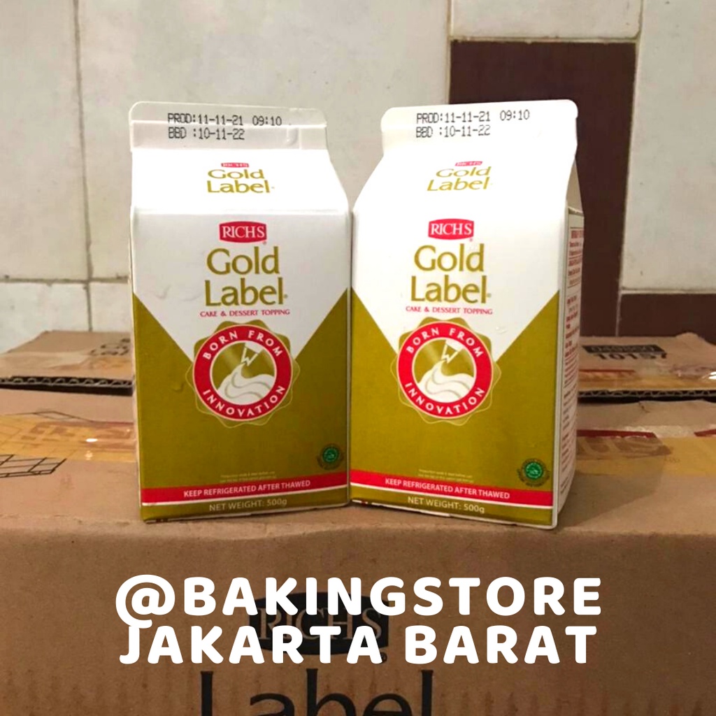 

Richs Gold Label | Rich's Rich Whipping Cream 500 gr