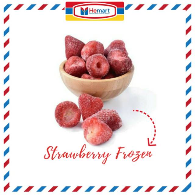 

BURUAN DIBORONG !!! STRAWBERRY FROZEN BERAT 1KG / FROZEN FOOD