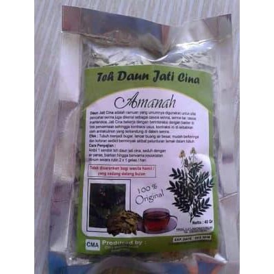 

Teh Daun Jati Cina Original 100% Alami ( Herbal Organik) Amanah Herbal QR0866