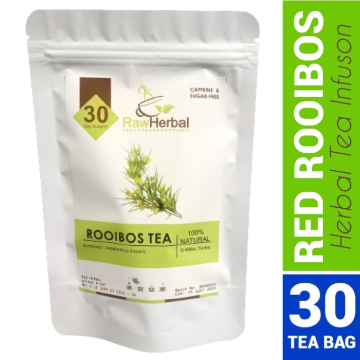 

(BISA COD) Rooibos Tea : Red African Tea / Red Tea 30 (Tea Bag)