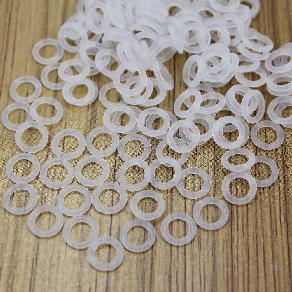 120Pcs Keycap O-Ring Karet Warna Putih untuk Cherry MX