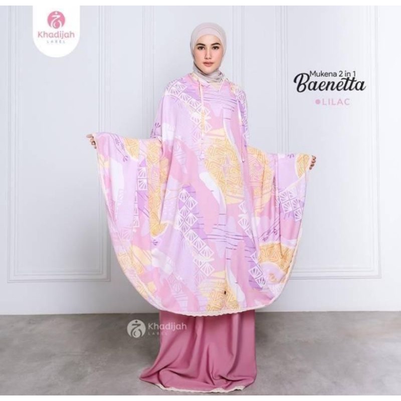 Khadijah Label  Mukena Jumbo Baenetta 2in1 All Size