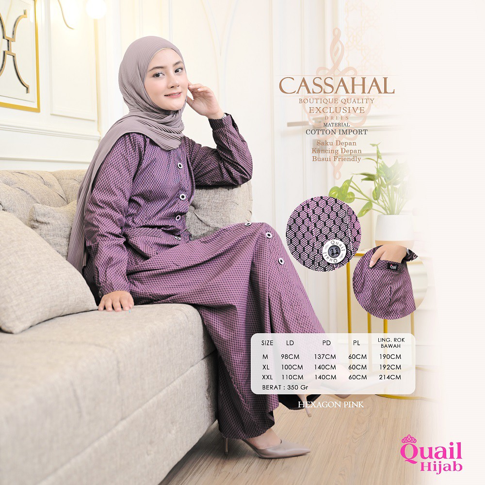 Gamis Cassahal NEW #2 by Quail Hijab