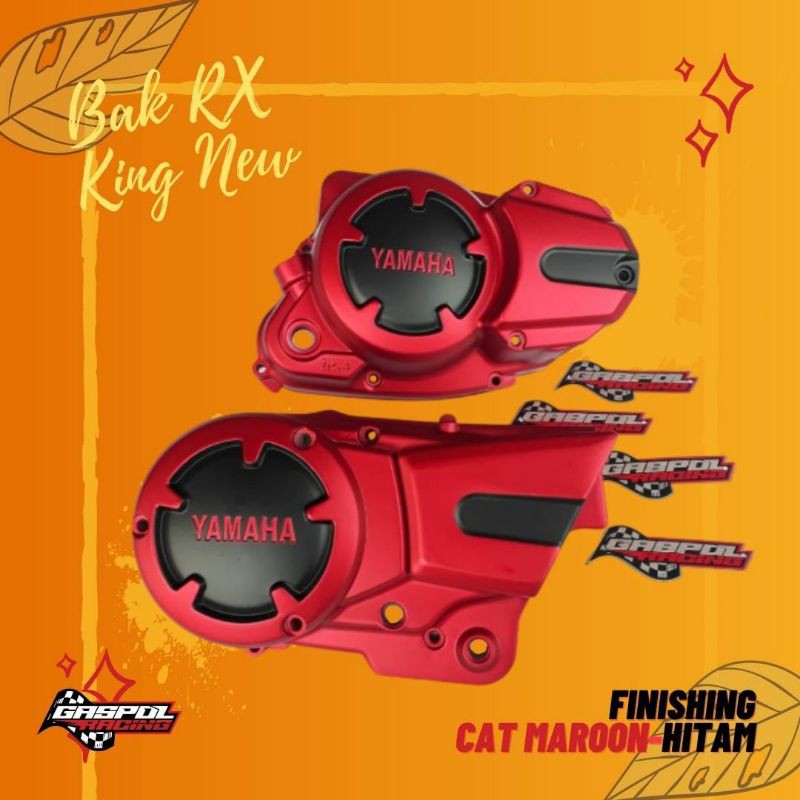 bak kalter rx king new, cat merah hitam finishing doff