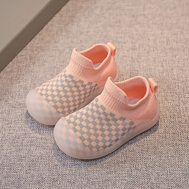 Luckyfankids Sepatu kaos kaki Catur Batita anak SA-15