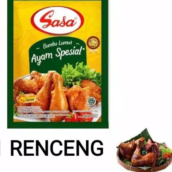 

ニ SASA BUMBU LUMUR AYAM SPESIAL 1 RENCENG (10 SACHET @ 26 GR) LANGSUNG ORDER 94 ♘