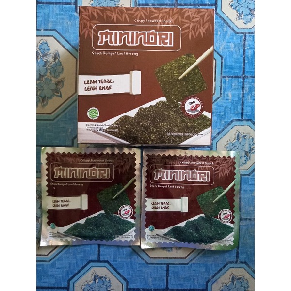 

mininori rumput laut rasa sapi panggang 12 sachet