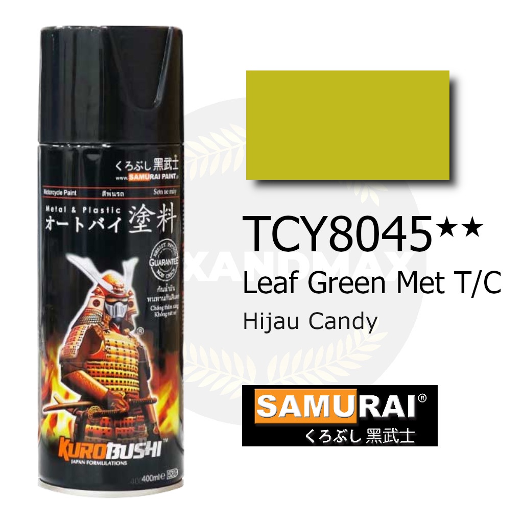 Samurai Paint Leaf Green Met T/C TCY8045  400 ml - Cat Semprot