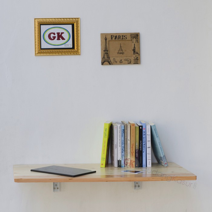 Meja lipat dinding kayu jati belanda